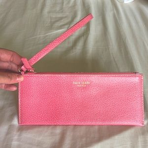 EUC Kate Spade pink wristlet